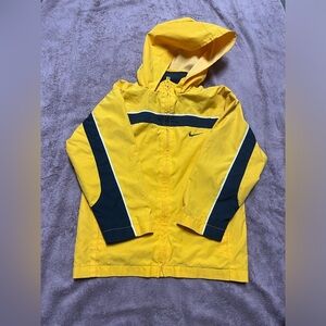 Nike Kids Yellow and Black Jacket